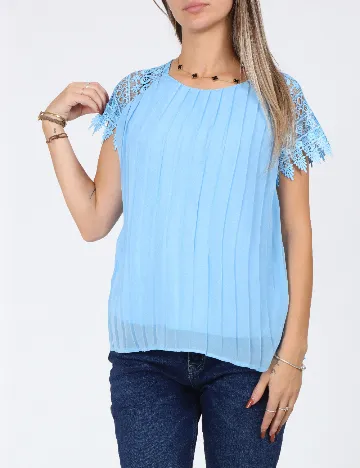 Bluza SHEIN, albastru Albastru