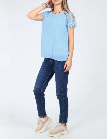 Bluza SHEIN, albastru Albastru