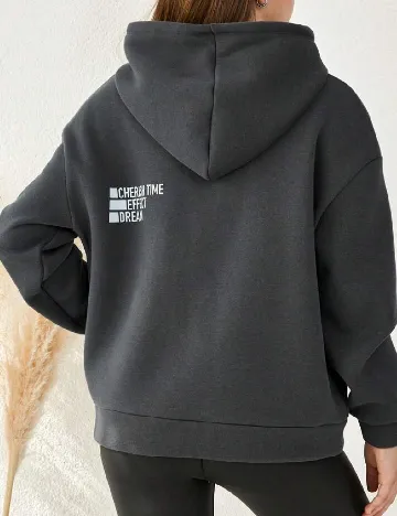 Hanorac Shein Kids, gri Gri