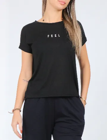 Tricou SHEIN, negru Negru