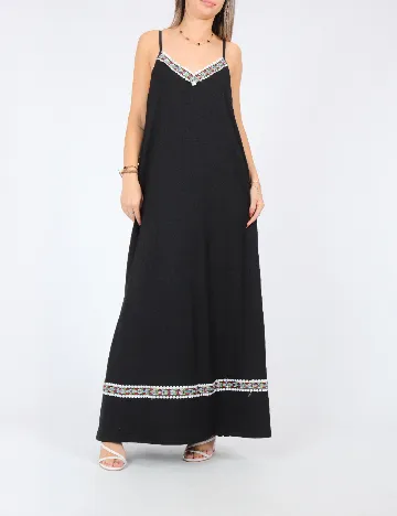 Rochie lunga SHEIN, negru Negru