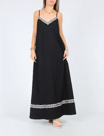 Rochie lunga SHEIN, negru Negru