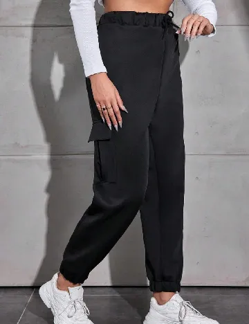 Pantaloni SHEIN CURVE, negru