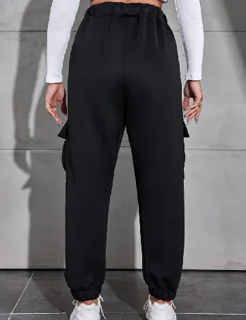 Pantaloni SHEIN CURVE, negru