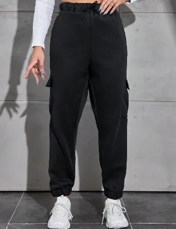 Pantaloni SHEIN CURVE, negru