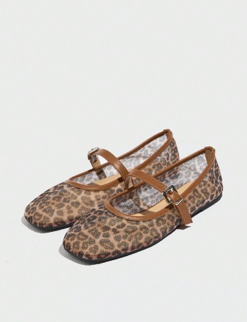 Balerini SHEIN, animal print