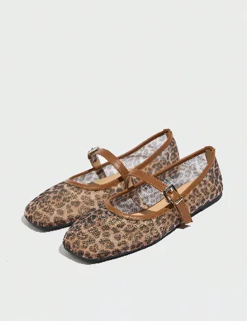 Balerini SHEIN, animal print Animal print