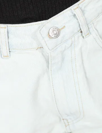 Pantaloni scurti SHEIN, bleu Albastru