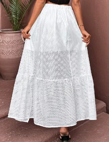Fusta SHEIN, alb