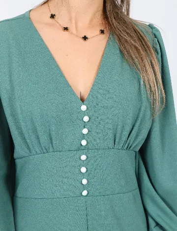 Rochie lunga SHEIN, verde Verde