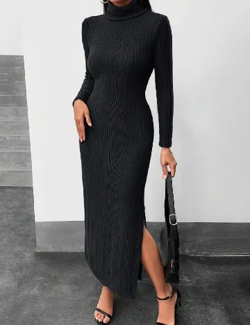 Rochie lunga SHEIN, negru Negru