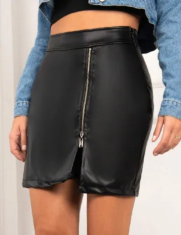 Fusta pantalon SHEIN, negru Negru