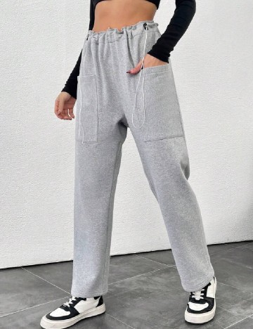 Pantaloni SHEIN, gri