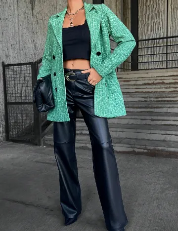 Sacou SHEIN, verde Verde