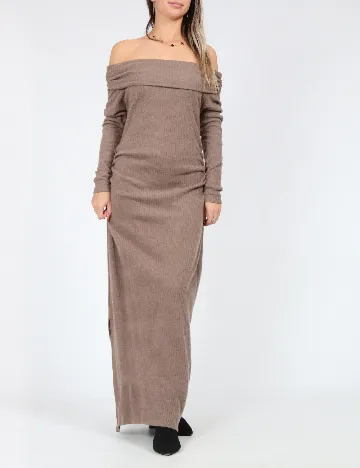 Rochie lunga SHEIN, maro Maro