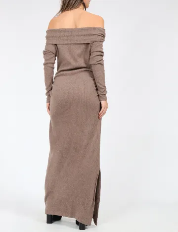 Rochie lunga SHEIN, maro Maro