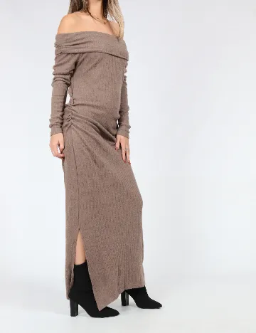 Rochie lunga SHEIN, maro Maro