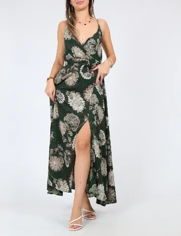 Rochie lunga SHEIN, verde Verde