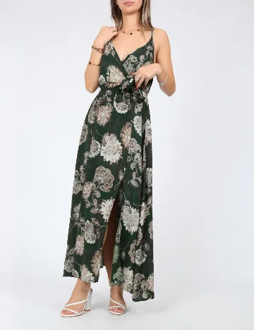 Rochie lunga SHEIN, verde Verde
