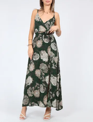 Rochie lunga SHEIN, verde Verde