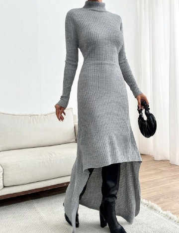 Rochie lunga SHEIN, gri