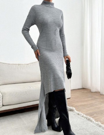 Rochie lunga SHEIN, gri