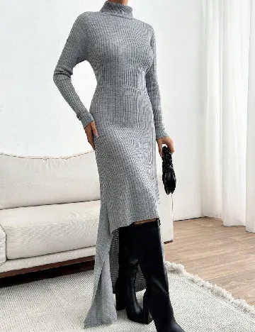 Rochie lunga SHEIN, gri Gri