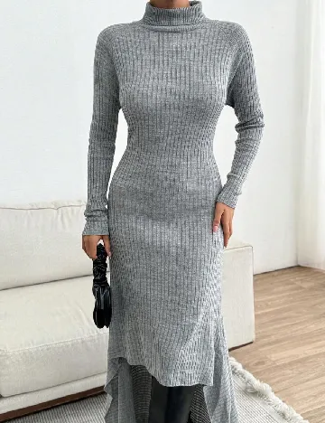 Rochie lunga SHEIN, gri Gri