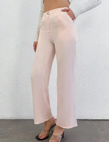 Pantaloni SHEIN, roz pal