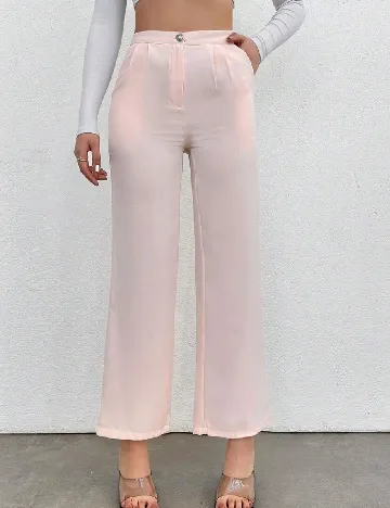 Pantaloni SHEIN, roz pal