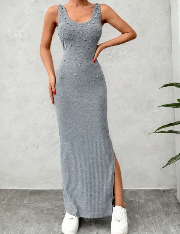 Rochie lunga SHEIN, gri