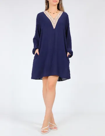 Rochie scurta SHEIN, bleumarin Albastru