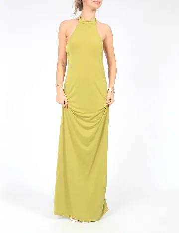 Rochie lunga SHEIN, verde Verde