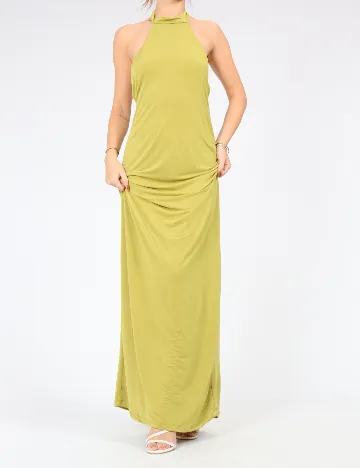 Rochie lunga SHEIN, verde Verde