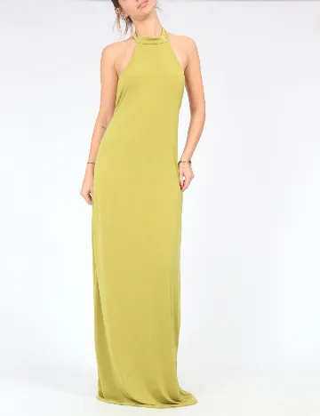 Rochie lunga SHEIN, verde Verde