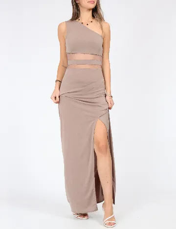 Rochie lunga SHEIN, maro deschis Maro