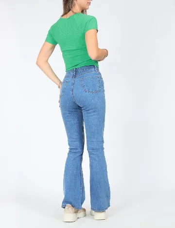 Top Bianco Lucci, verde