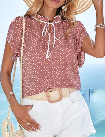 Bluza SHEIN, roz pudra