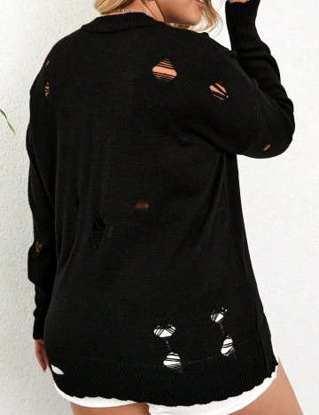 Bluza SHEIN CURVE, negru