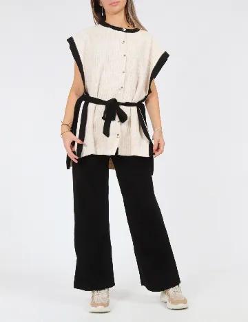 Compleu Hadise, negru/ecru Negru