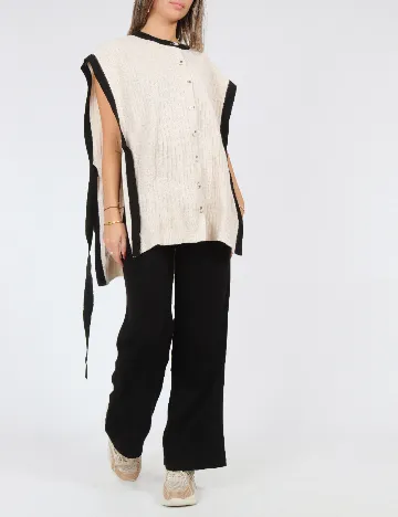 Compleu Hadise, negru/ecru Negru