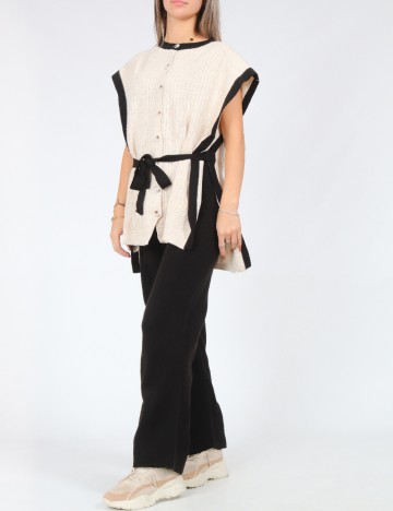 Compleu Hadise, negru/ecru