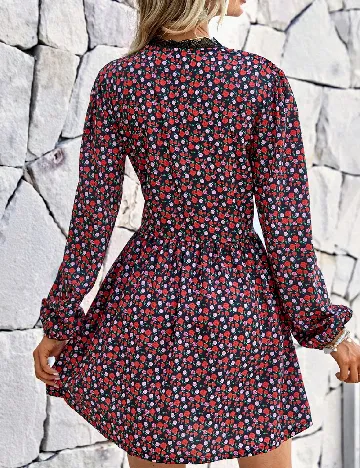 Rochie scurta SHEIN, floral print Floral print