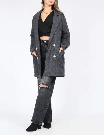 Palton SHEIN, gri Gri