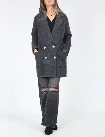 Palton SHEIN, gri Gri