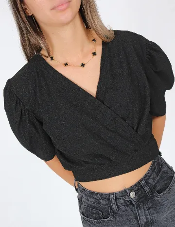 Top SHEIN, negru