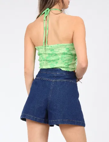 Pantaloni scurti SHEIN, albastru