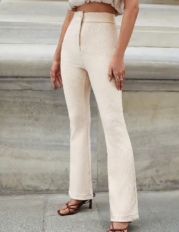 Pantaloni SHEIN, crem Crem