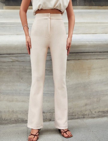 Pantaloni SHEIN, crem