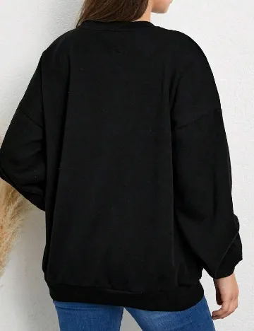 Bluza Shein Kids, negru Negru